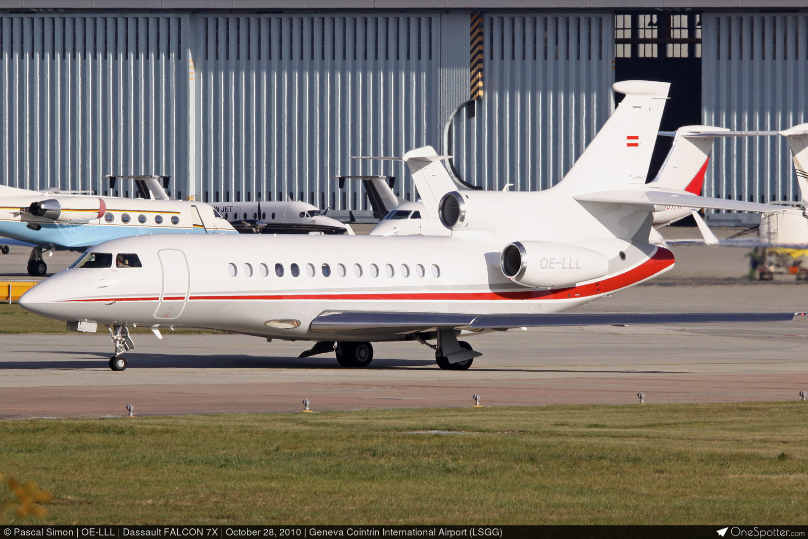 OE LLL Dassault FALCON 7X International Jet Management OneSpotter