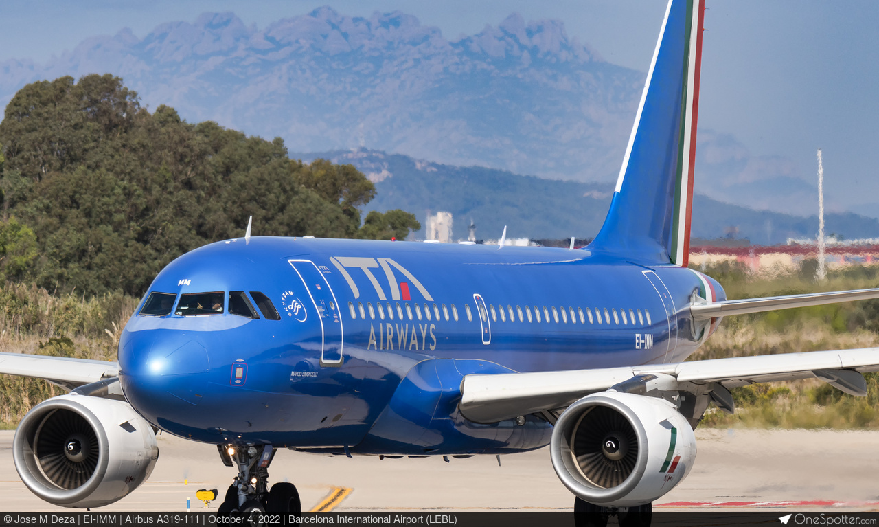 EI-IMM ITA Airways Airbus A319-111, MSN 4759 | OneSpotter.com