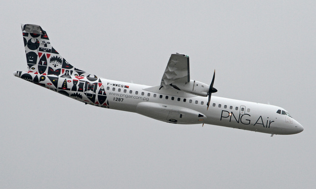 エアセルビア航空 Aviationtag ATR72-212 P2-ATR Airlines PNG ATR 72-600 (72-212A), MSN 1287