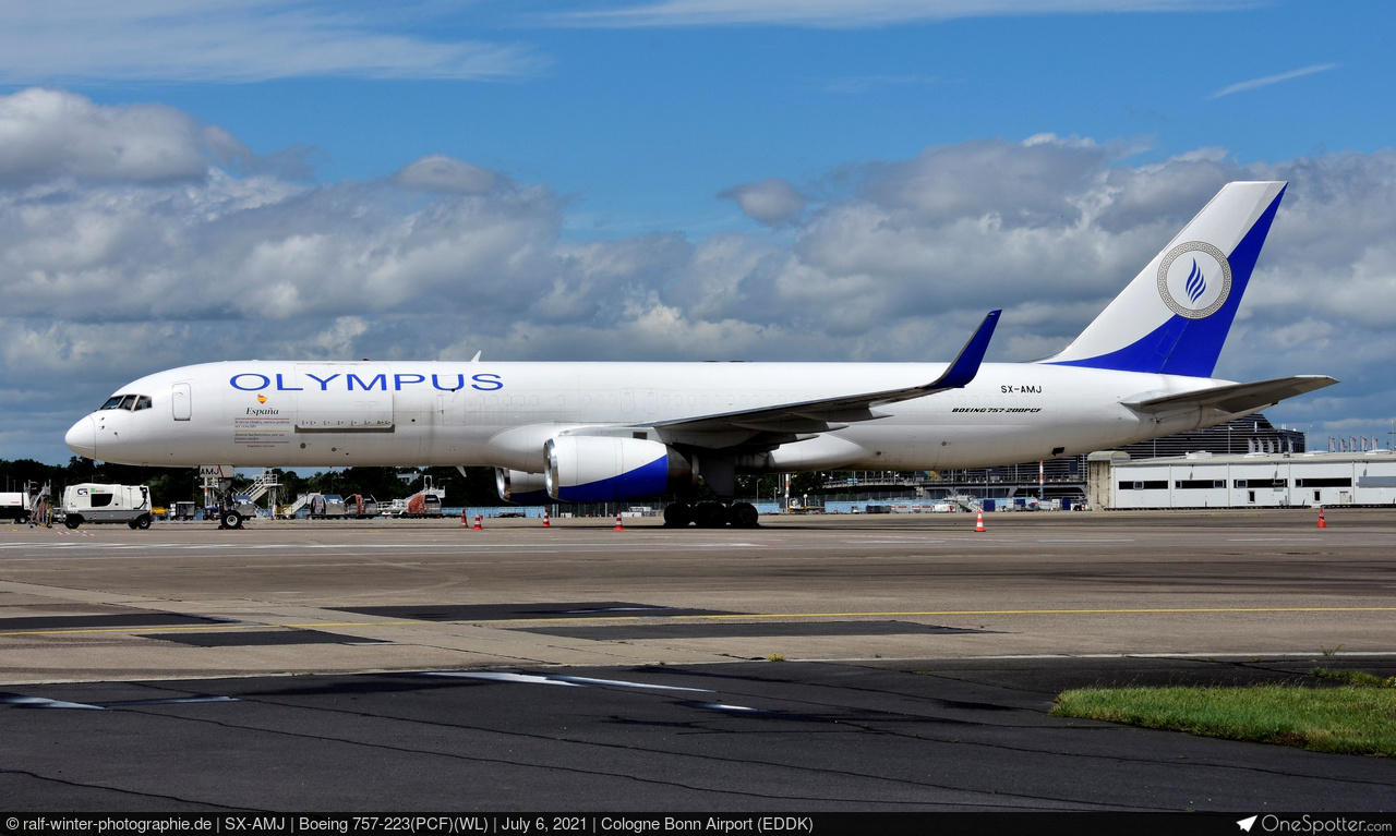 SX-AMJ - Boeing 757-223(PCF)(WL), Olympus Airways | OneSpotter.com