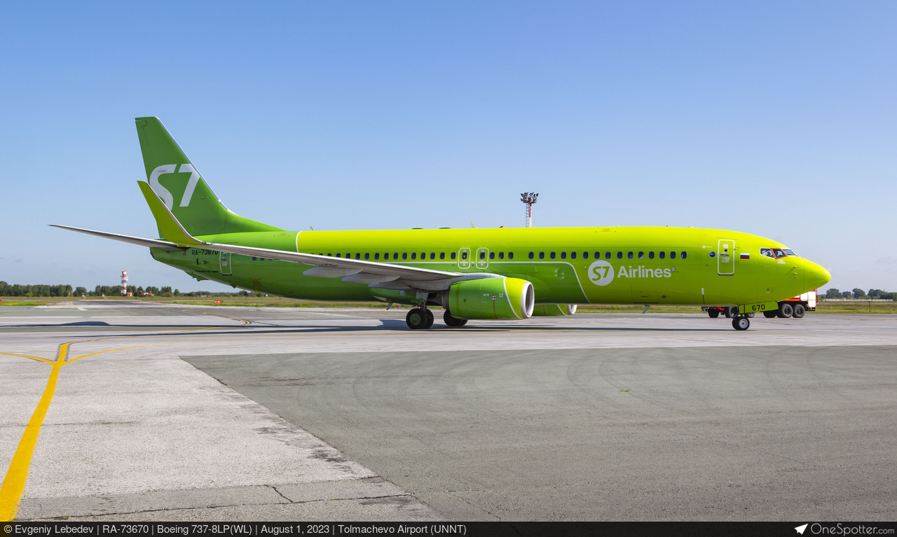 RA-73670 - S7 - Siberia Airlines Boeing 737-8LP(WL), MSN 41710