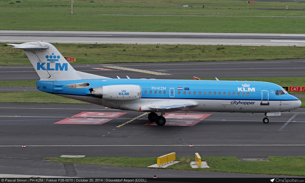 PH-KZM KLM Cityhopper Fokker F28-0070, MSN 11561 | OneSpotter.com