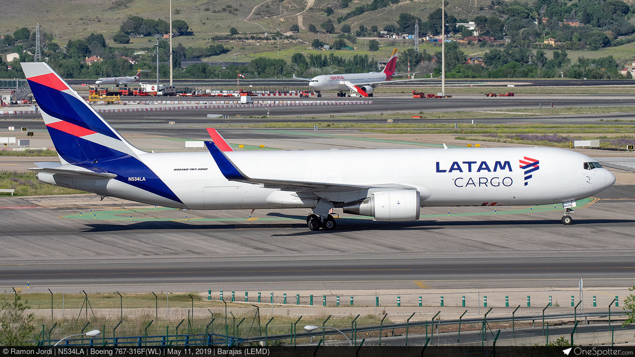 N534LA LATAM Cargo Chile Boeing 767-316F(WL) Photo by Maximilian