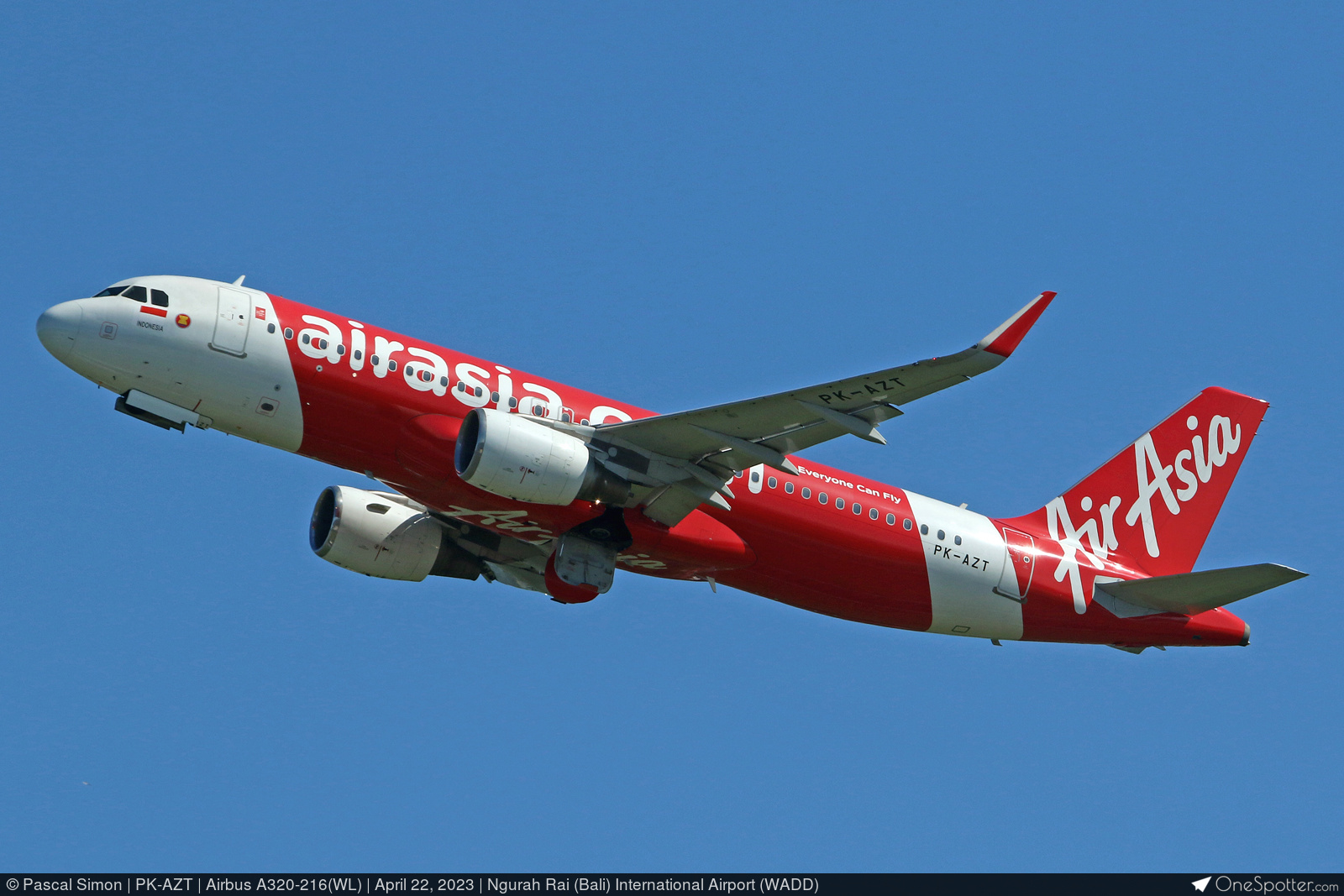 PK-AZT Indonesia AirAsia Airbus A320-216(WL), MSN 5914