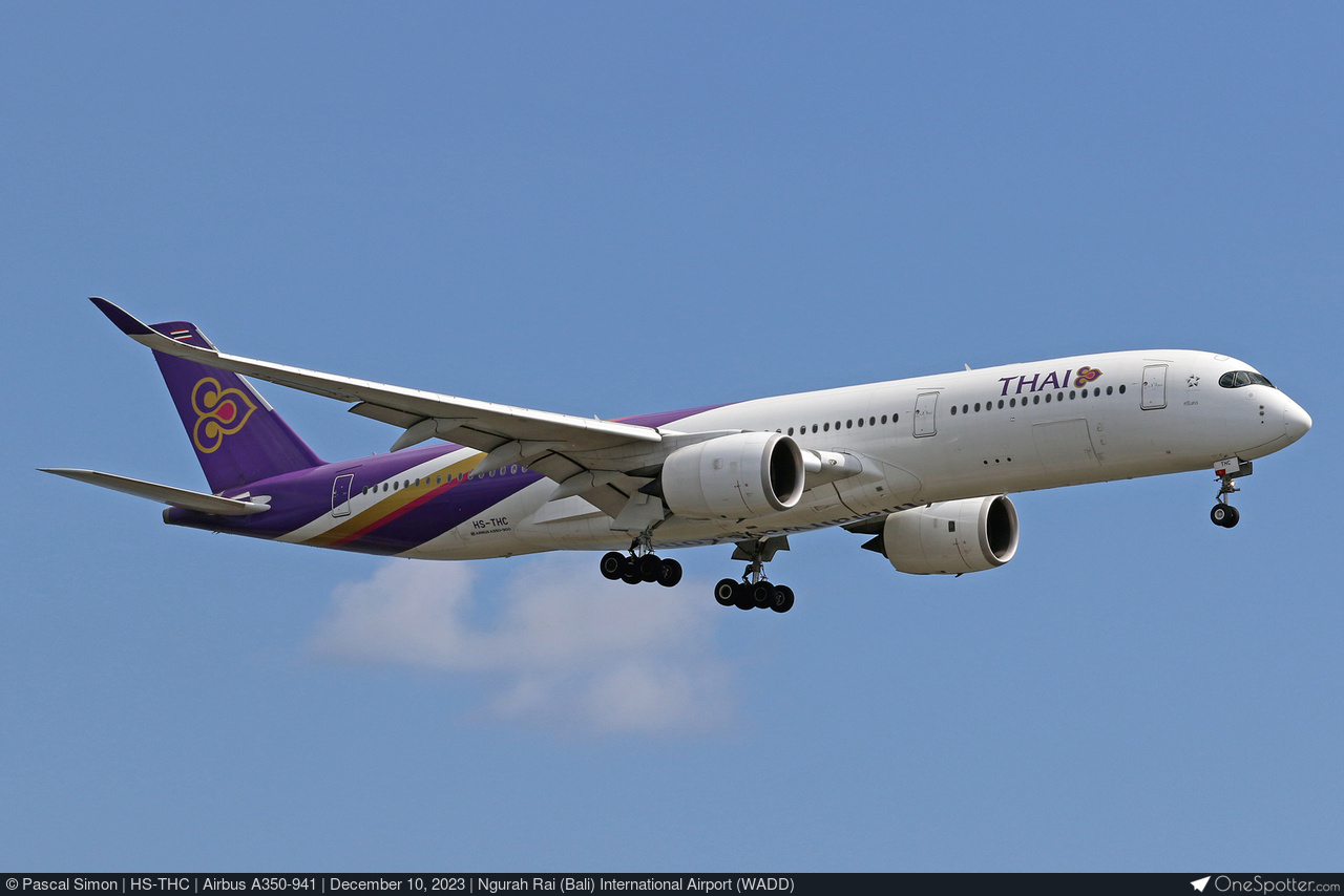 HS-THC Thai Airways Airbus A350-941, MSN 050 | OneSpotter.com