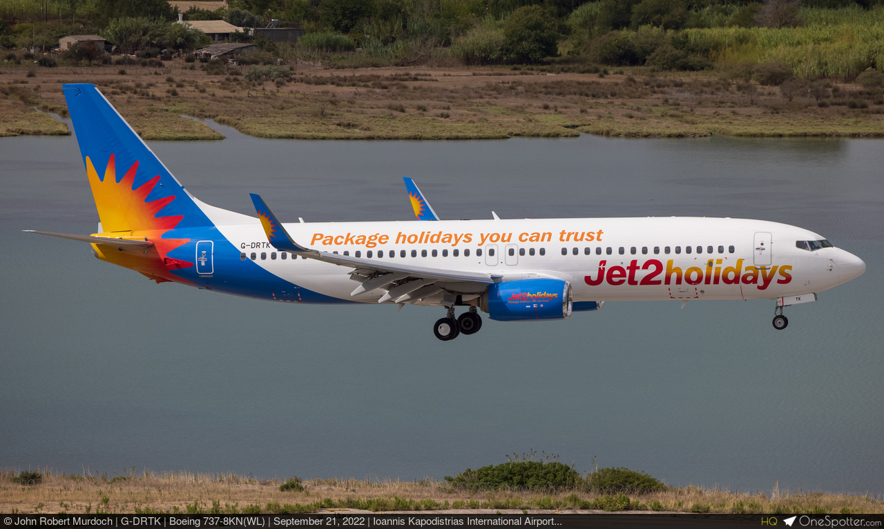 G-DRTK Jet2 Boeing 737-8KN(WL), MSN 40260 | OneSpotter.com