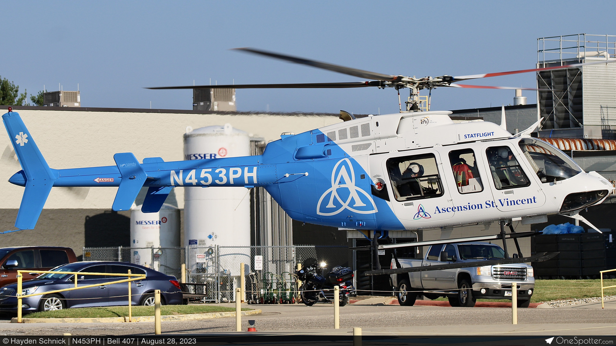 N453PH - Ascension St. Vincent StatFlight Bell 407, MSN 53266