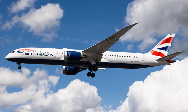 G-ZBKG British Airways Boeing 787-9 Dreamliner, MSN 38623