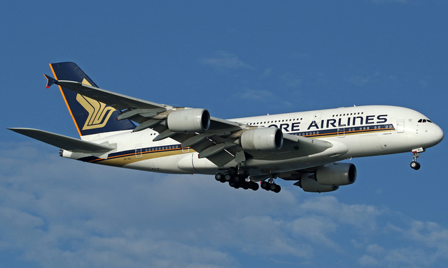 【ARS9】英 パール・ヴィルヘルミナ SEC TOP8 9V-SKL Singapore Airlines Airbus A380-841, MSN 058