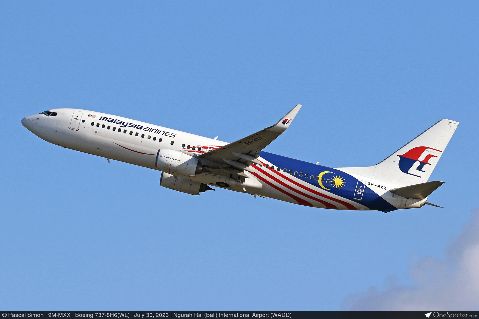 9M-MXX - Malaysia Airlines Boeing 737-8H6(WL), MSN 40161