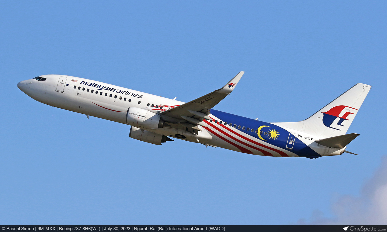 9M-MXX Malaysia Airlines Boeing 737-8H6(WL), MSN 40161