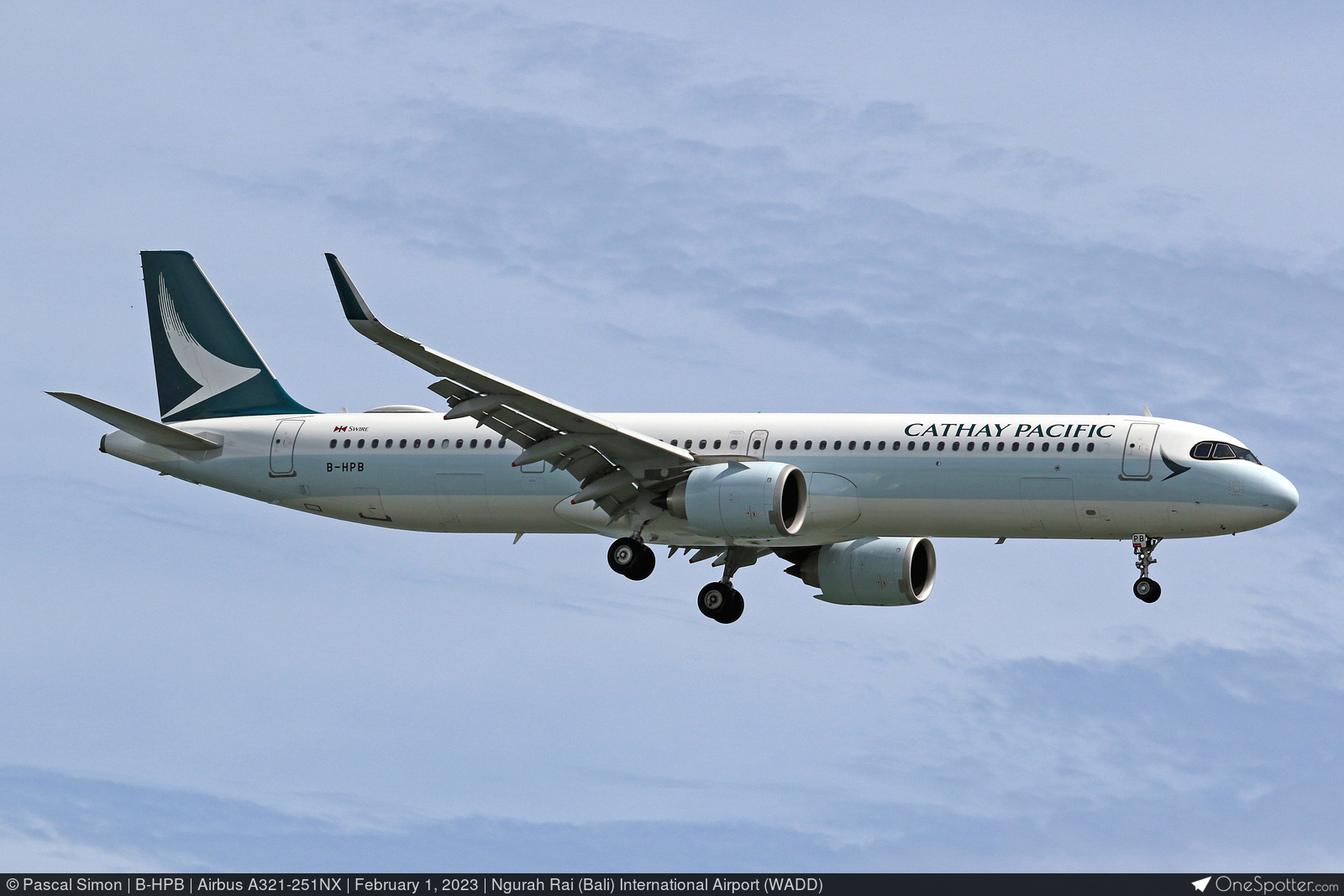 B-HPB - Airbus A321-251NX, Cathay Pacific | OneSpotter.com
