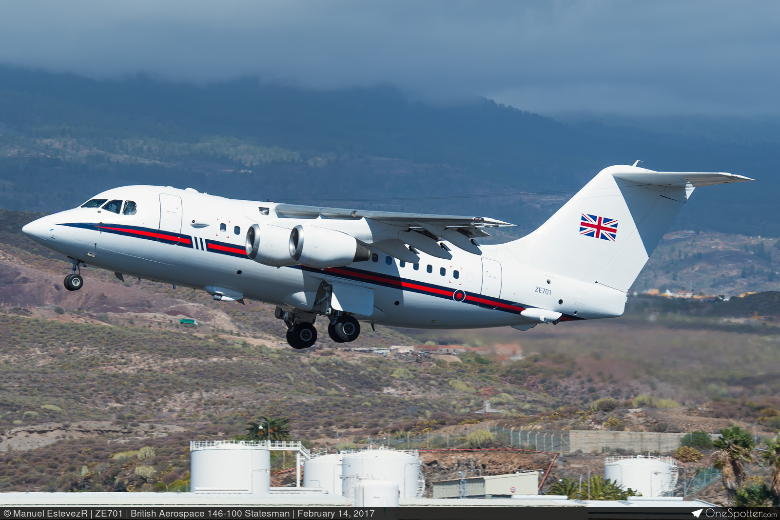 ZE701 Royal Air Force British Aerospace 146-100 Statesman