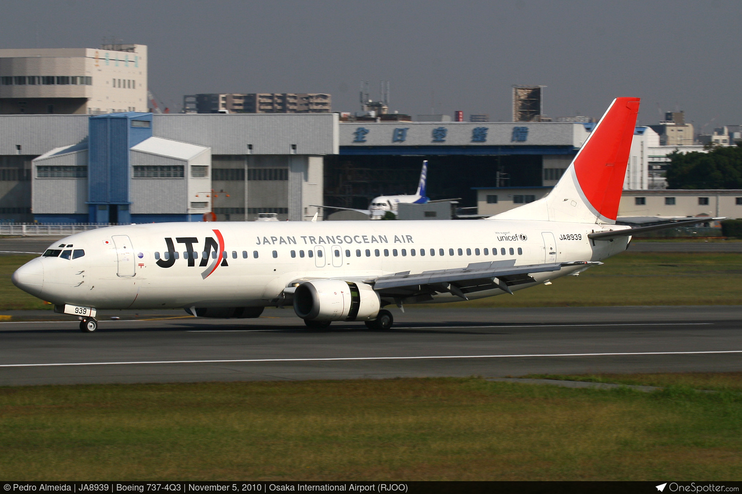 JAPAN TRANSOCEAN AIR BOEING737-4Q3 - 航空機