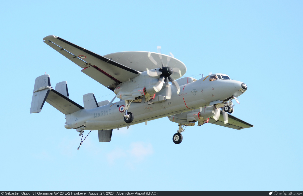 3 - Grumman G-123 E-2 Hawkeye, French Navy | OneSpotter.com