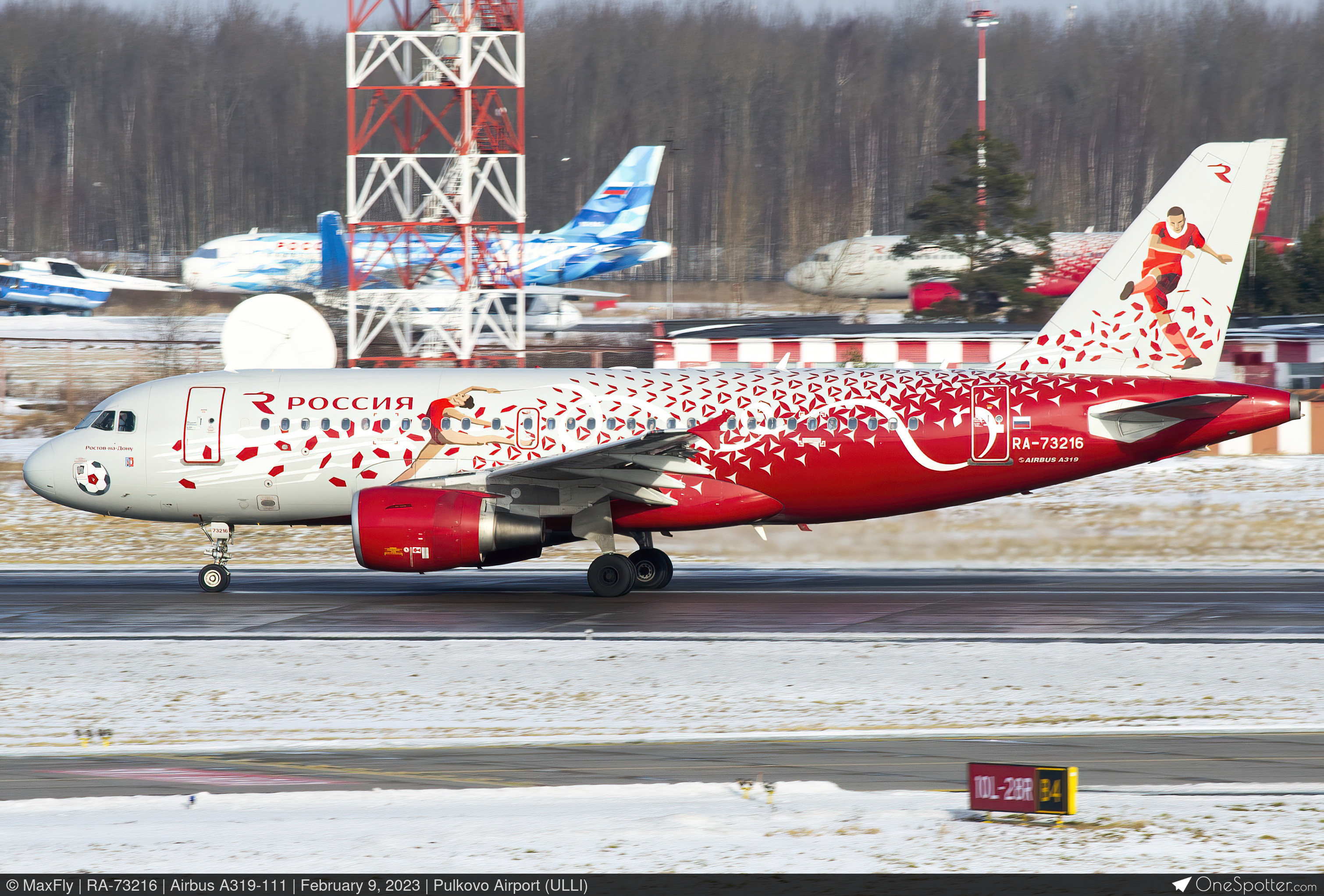 RA 73216 Rossiya Russian Airlines Airbus A319 111 MSN 3998