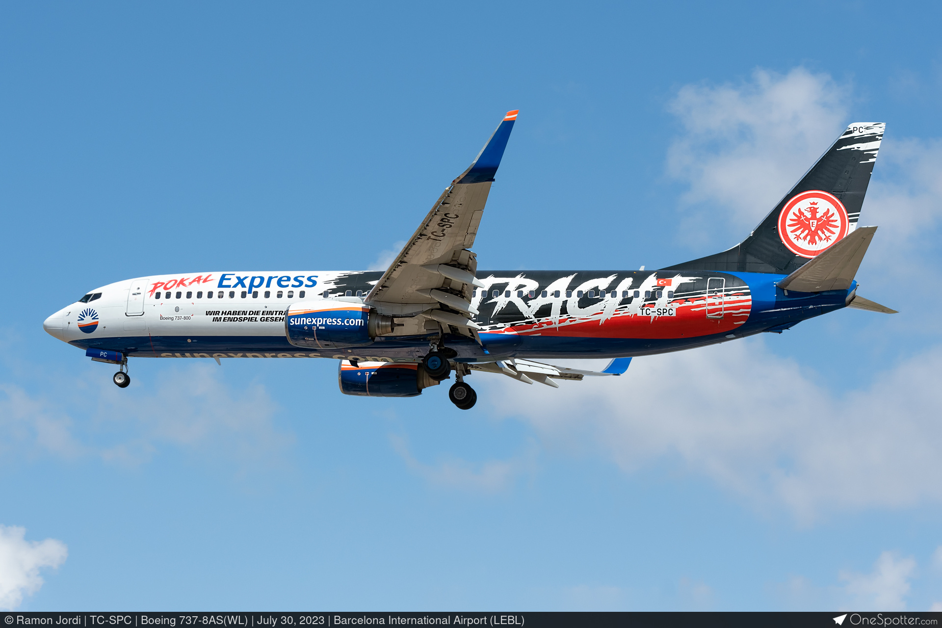 TC-SPC - SunExpress Boeing 737-8AS(WL), MSN 34984 | OneSpotter.com