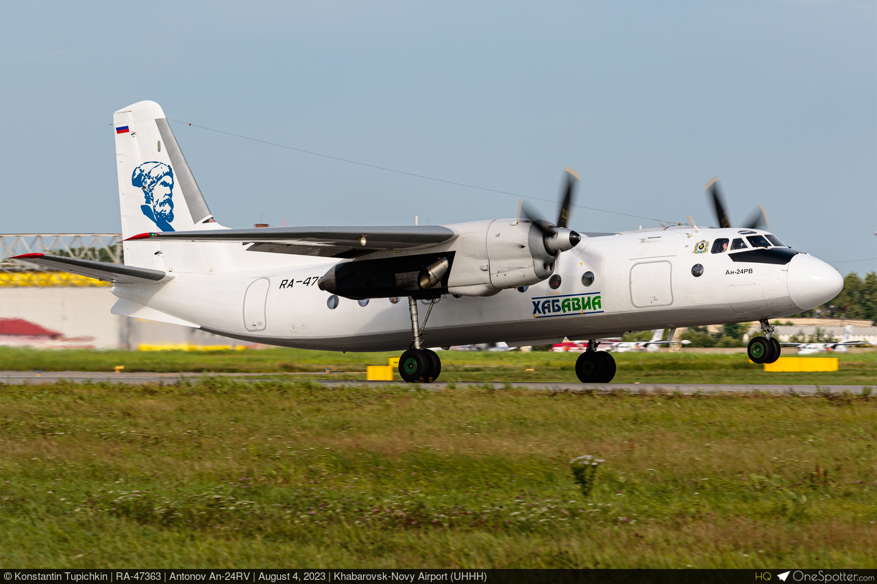 RA-47363 Khabarovsk Avia Antonov An-24RV, MSN 77310707 