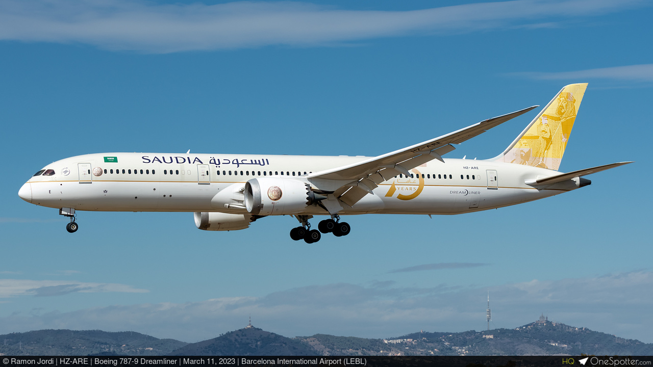 100%正規品 HZ-ARE - Boeing 787-9 Dreamliner, Saudi Arabian Airlines 航空機・ヘリコプター