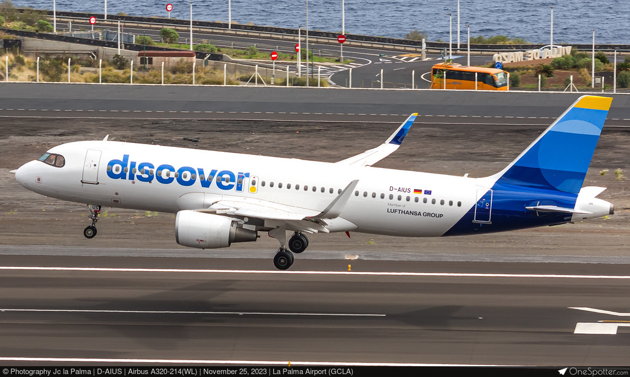 D-AIUS Discover Airlines Airbus A320-214(WL), MSN 7024