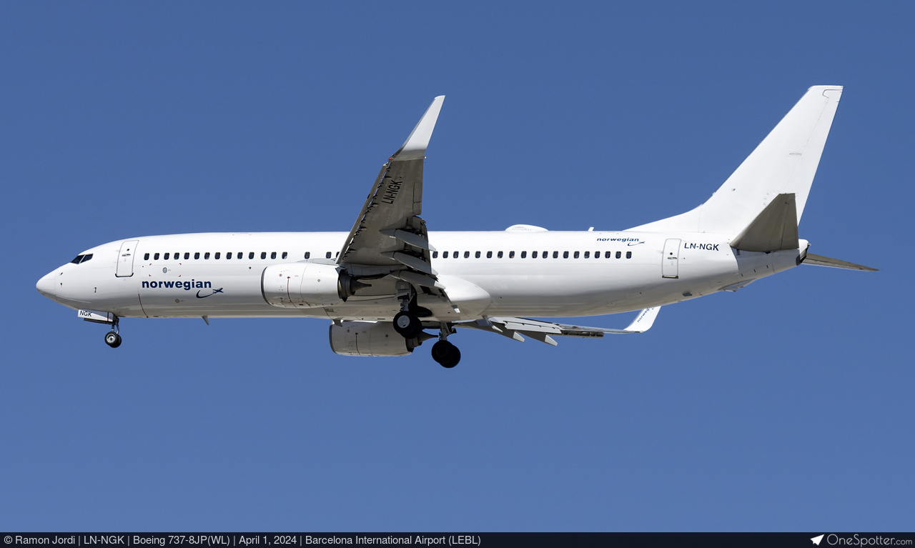 LN-NGK - Norwegian Air Shuttle AOC Boeing 737-8JP(WL), MSN 39022