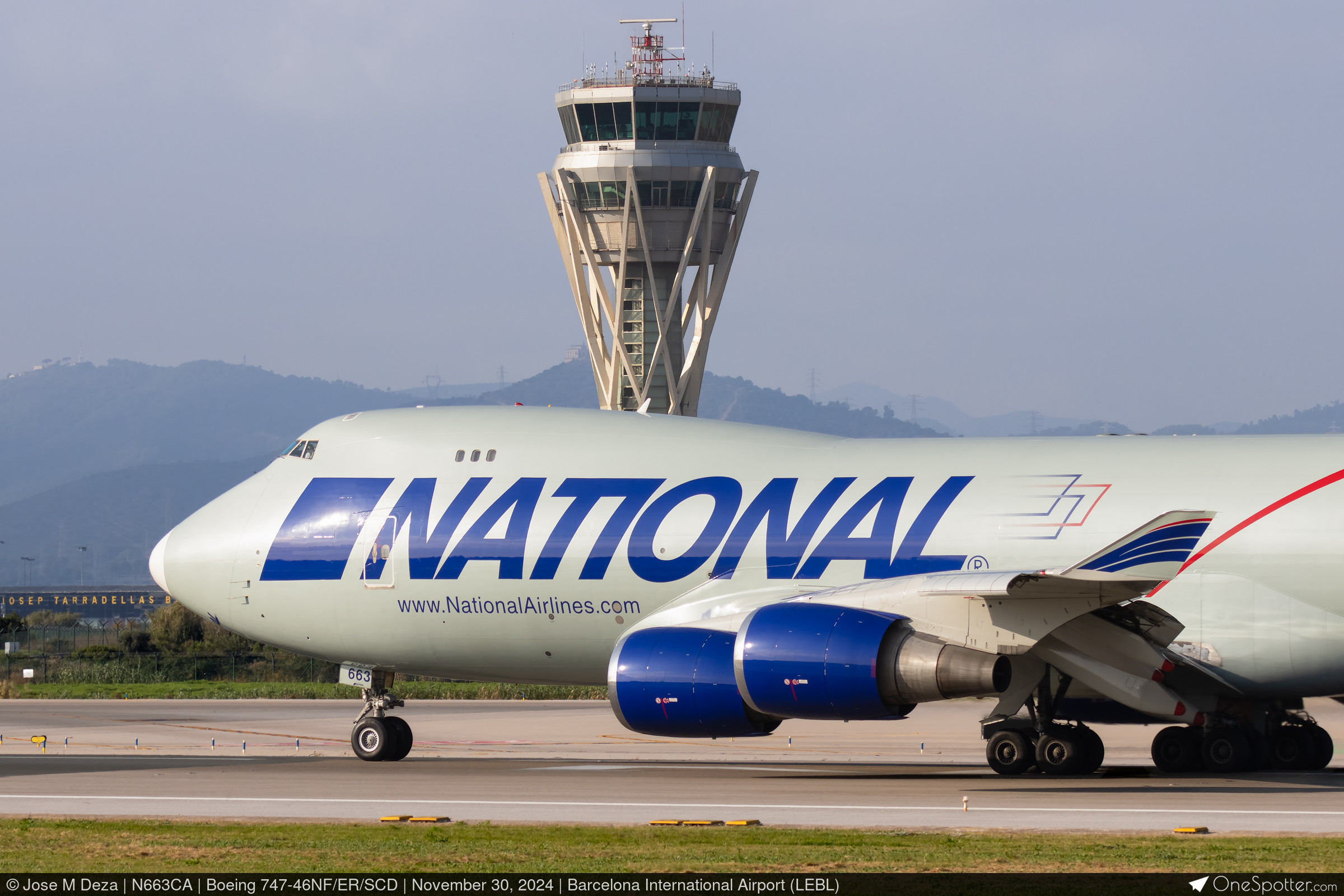 N663CA National Airlines Boeing 747-4HAERF, MSN 35237 | OneSpotter.com