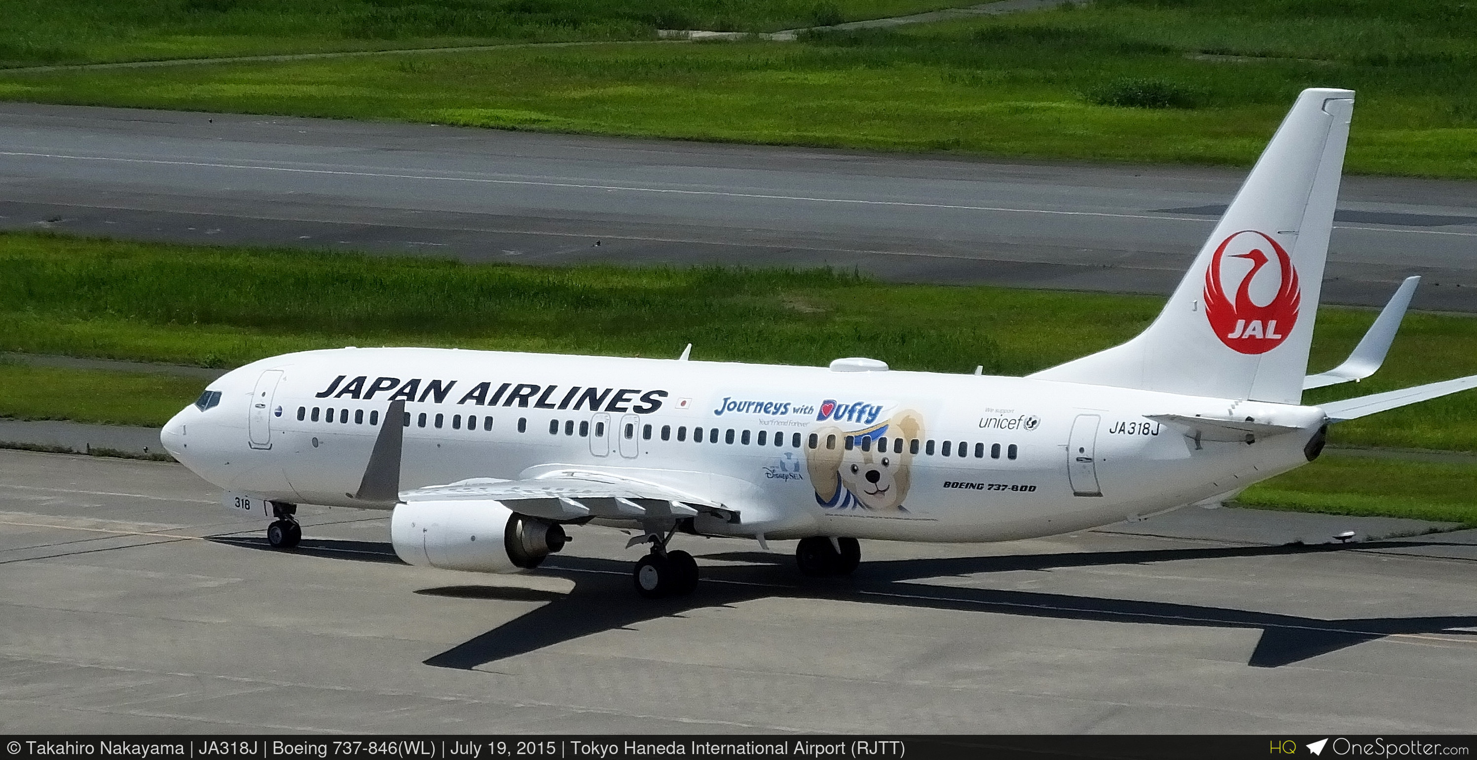 【美品】日本航空JAL B737-846 JA317J 1:400 Boeing 737-846 JAL - Japan Airlines JA317J - AirTeamImages.com