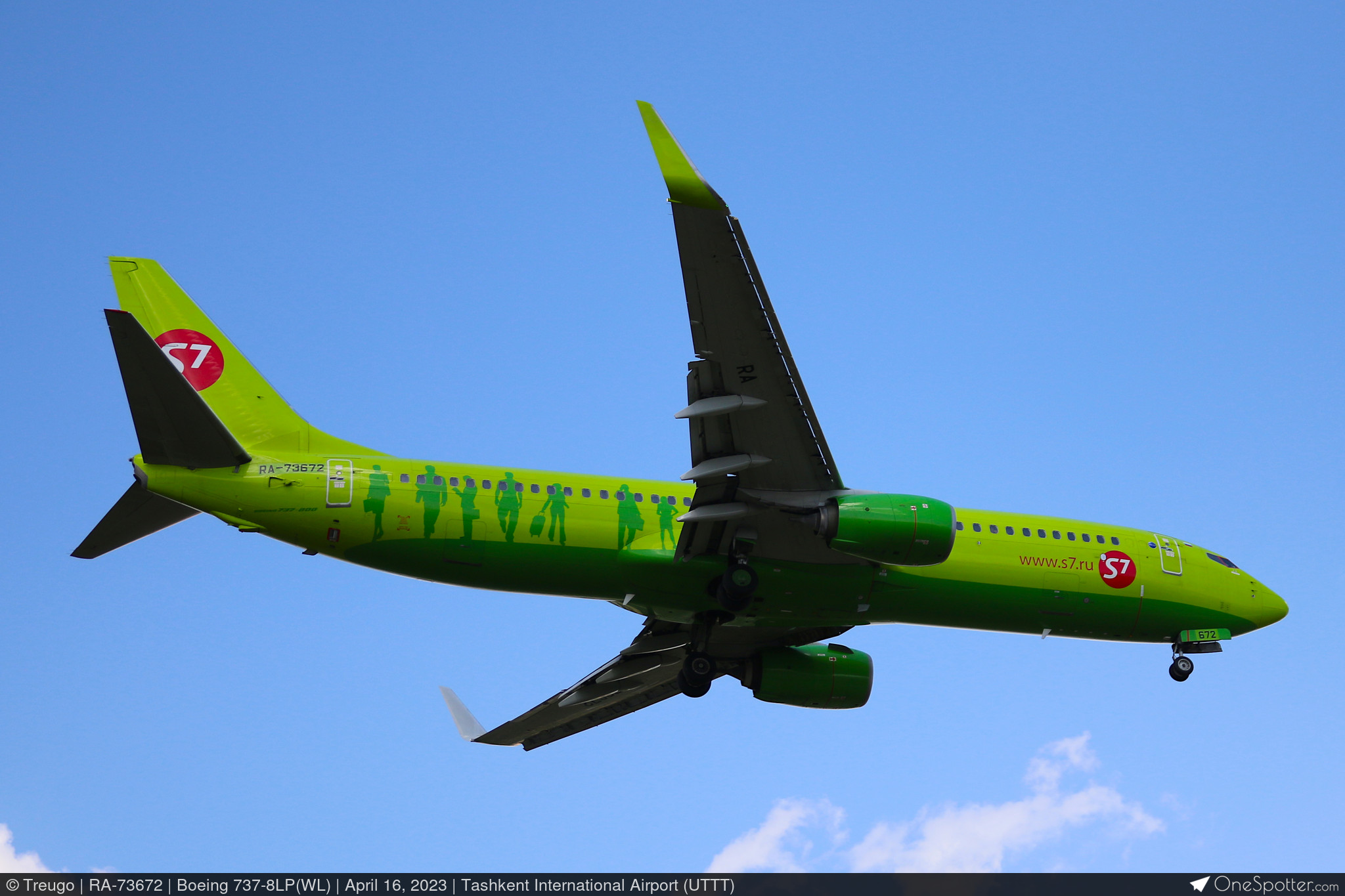 RA-73672 S7 - Siberia Airlines Boeing 737-8LP(WL), MSN 41841