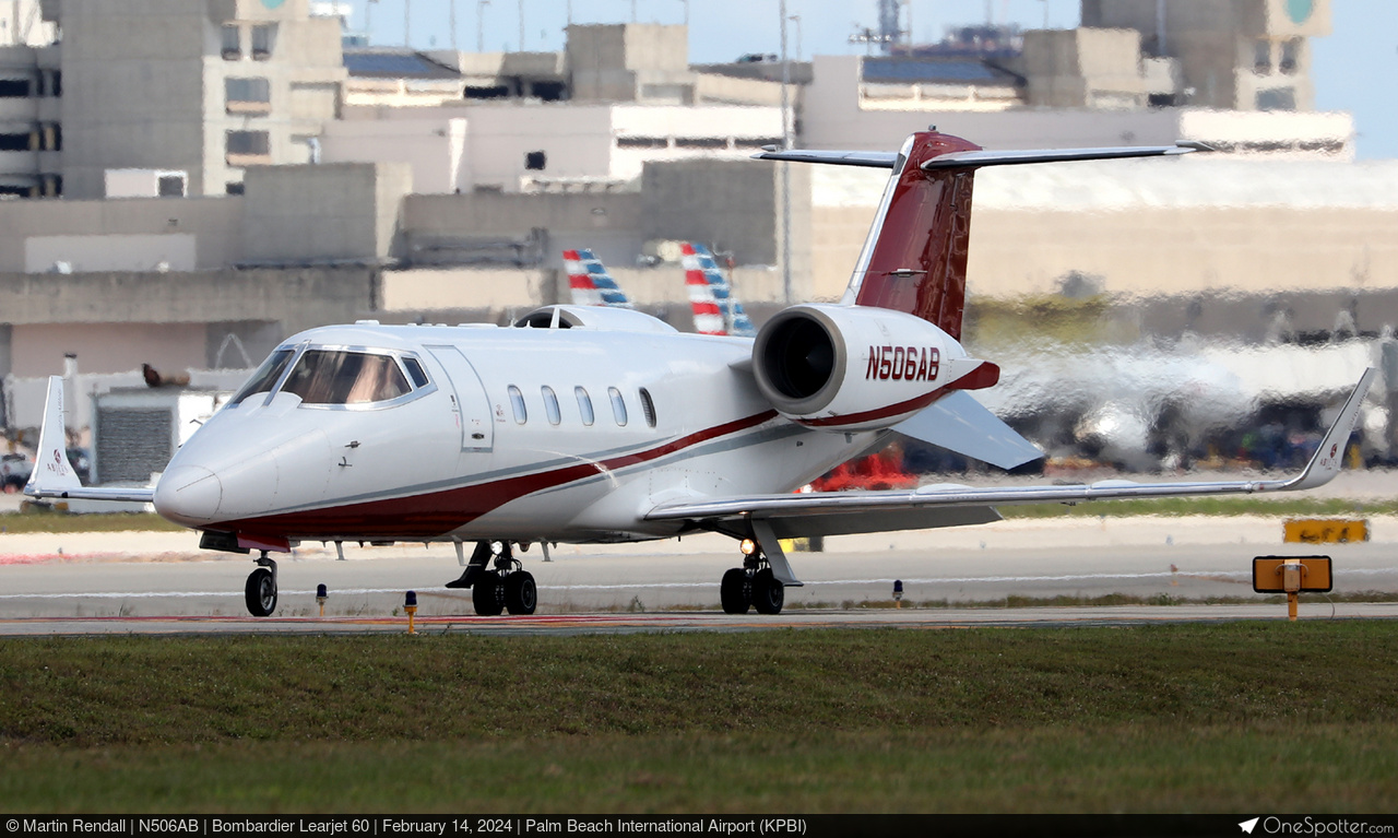 N506AB - Bombardier Learjet 60, Lj60-266 LLC | OneSpotter.com