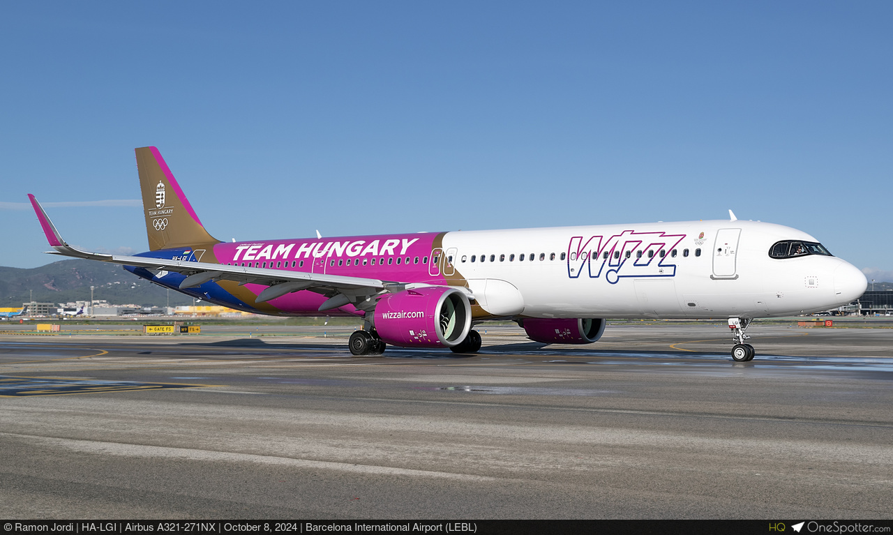 HA-LGI - Wizz Air Airbus A321-271NX, MSN 11800 | OneSpotter.com