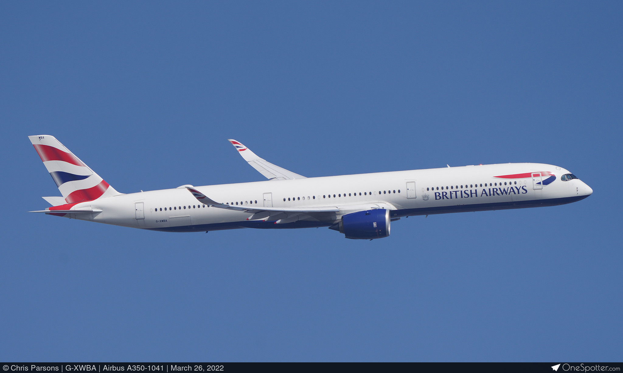 G-XWBA British Airways Airbus A350-1041, MSN 326 | OneSpotter.com