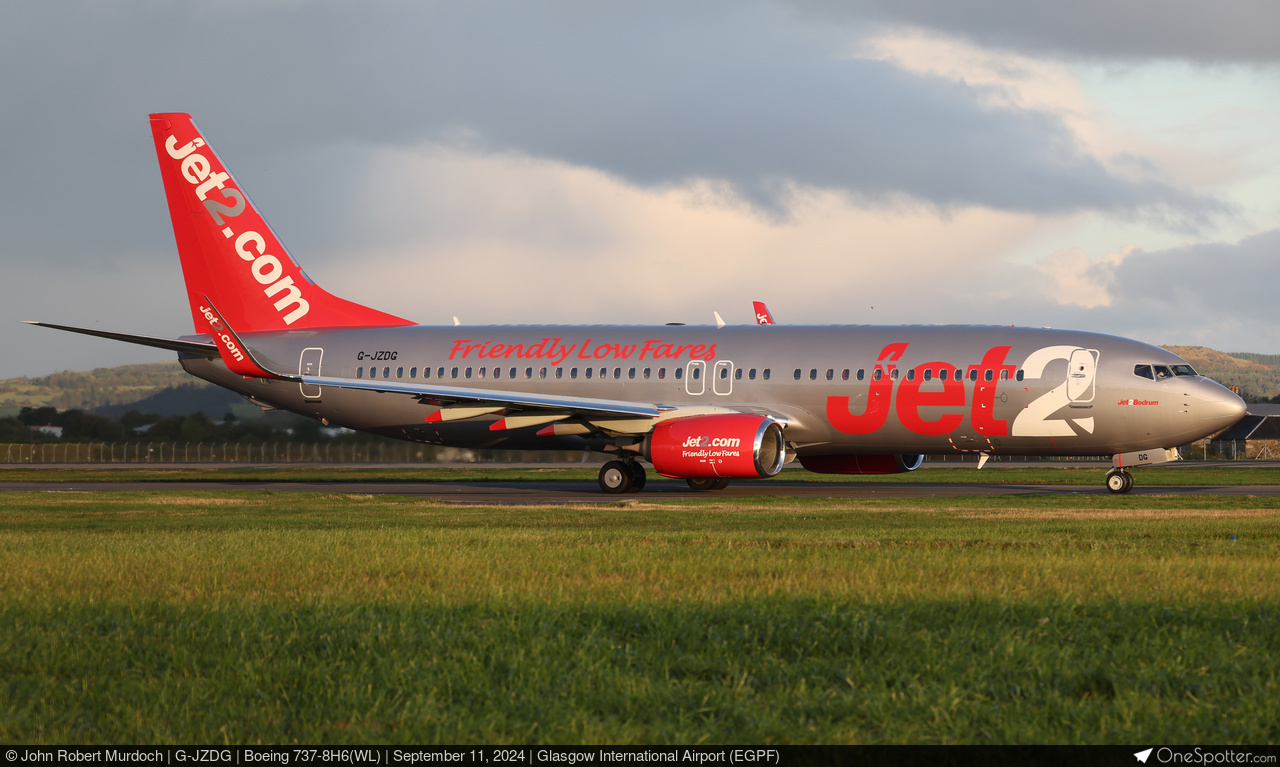 G-JZDG Jet2 Boeing 737-8H6(WL), MSN 41769 | OneSpotter.com