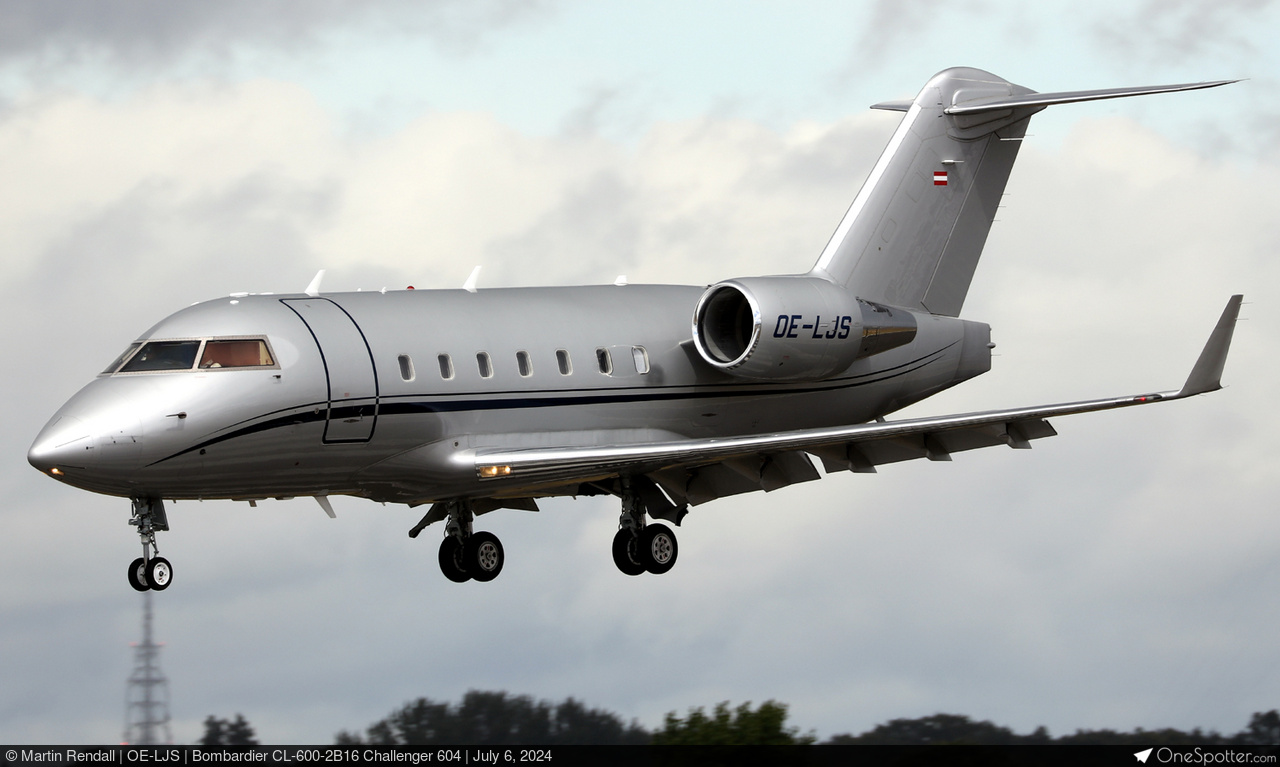 OE-LJS Private Bombardier CL-600-2B16 Challenger 604, MSN 5658