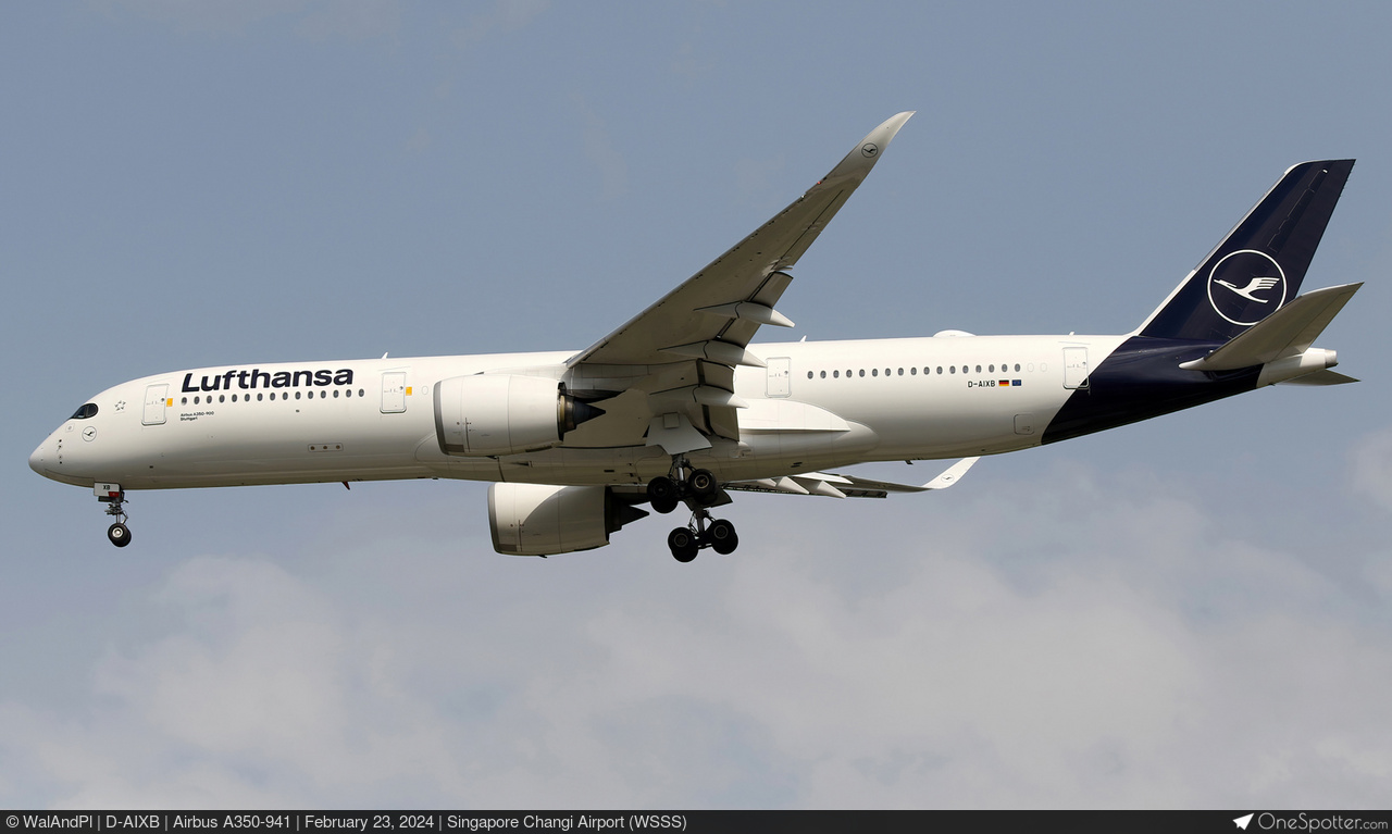 D-AIXB Lufthansa Airbus A350-941, MSN 080 | OneSpotter.com