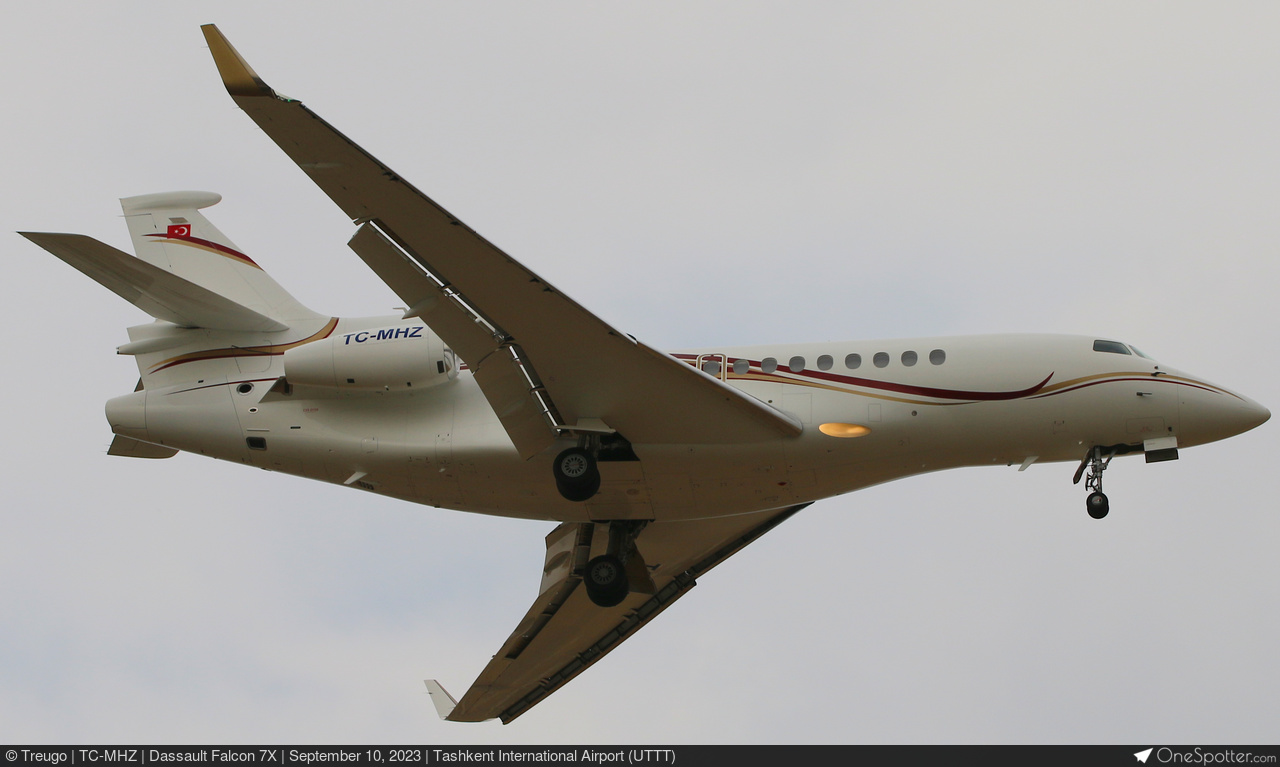 TC-MHZ Zafer Air Dassault Falcon 7X, MSN 186 | OneSpotter.com