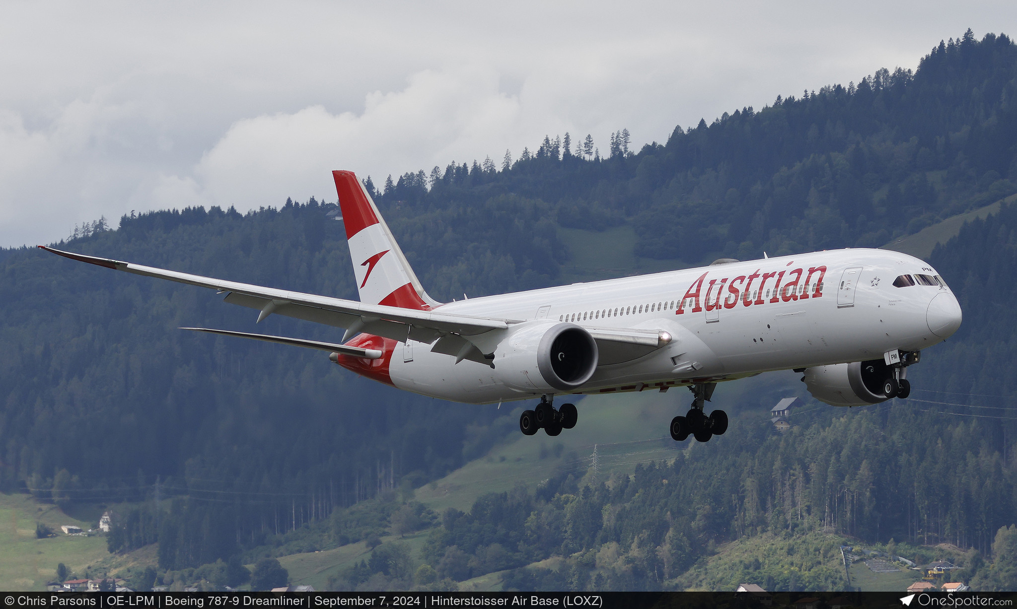 OE-LPM - Austrian Airlines Boeing 787-9 Dreamliner, MSN 62736