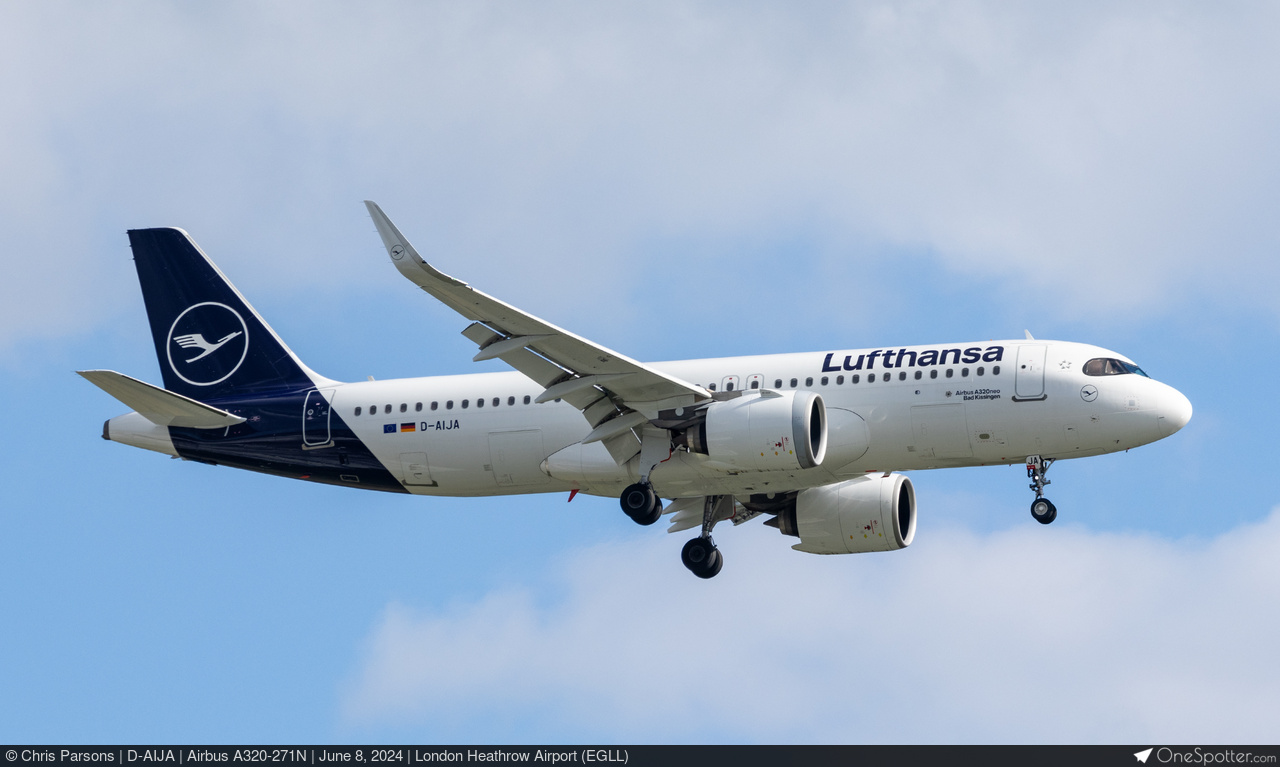 D-AIJA - Lufthansa Airbus A320-271N, MSN 9555 | OneSpotter.com