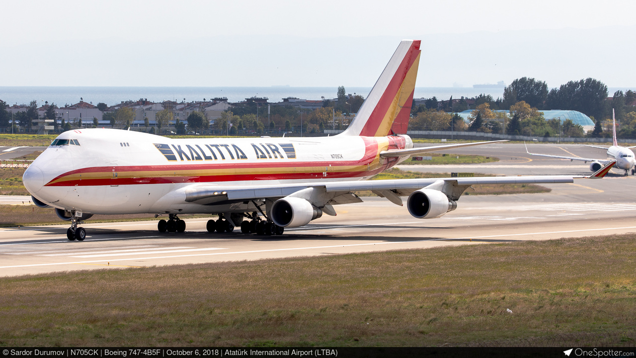 N705CK - Kalitta Air Boeing 747-4B5F, MSN 26413 | OneSpotter.com