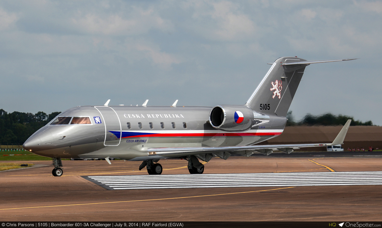 5105 - Czech Air Force Bombardier 601-3A Challenger, MSN 5105