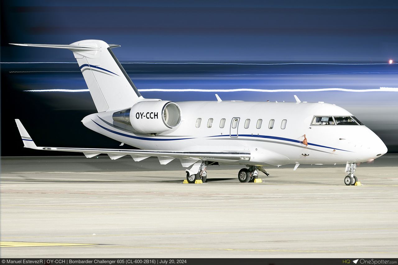 OY-CCH - Flexflight Bombardier Challenger 605 (CL-600-2B16), MSN