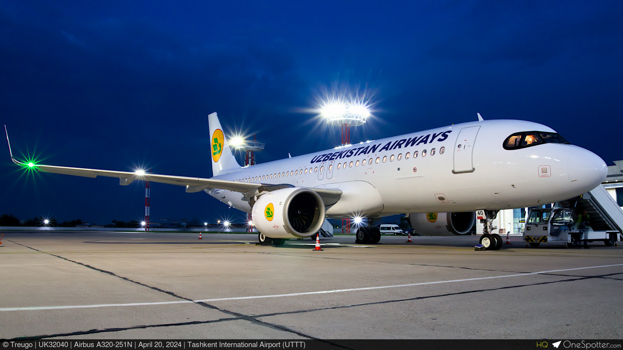 UK32040 Uzbekistan Airways Airbus A320-251N, MSN 9132