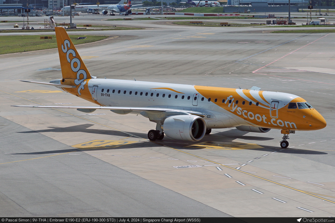 9V-THA Scoot Embraer E190-E2 (ERJ-190-300 STD), MSN 19020127