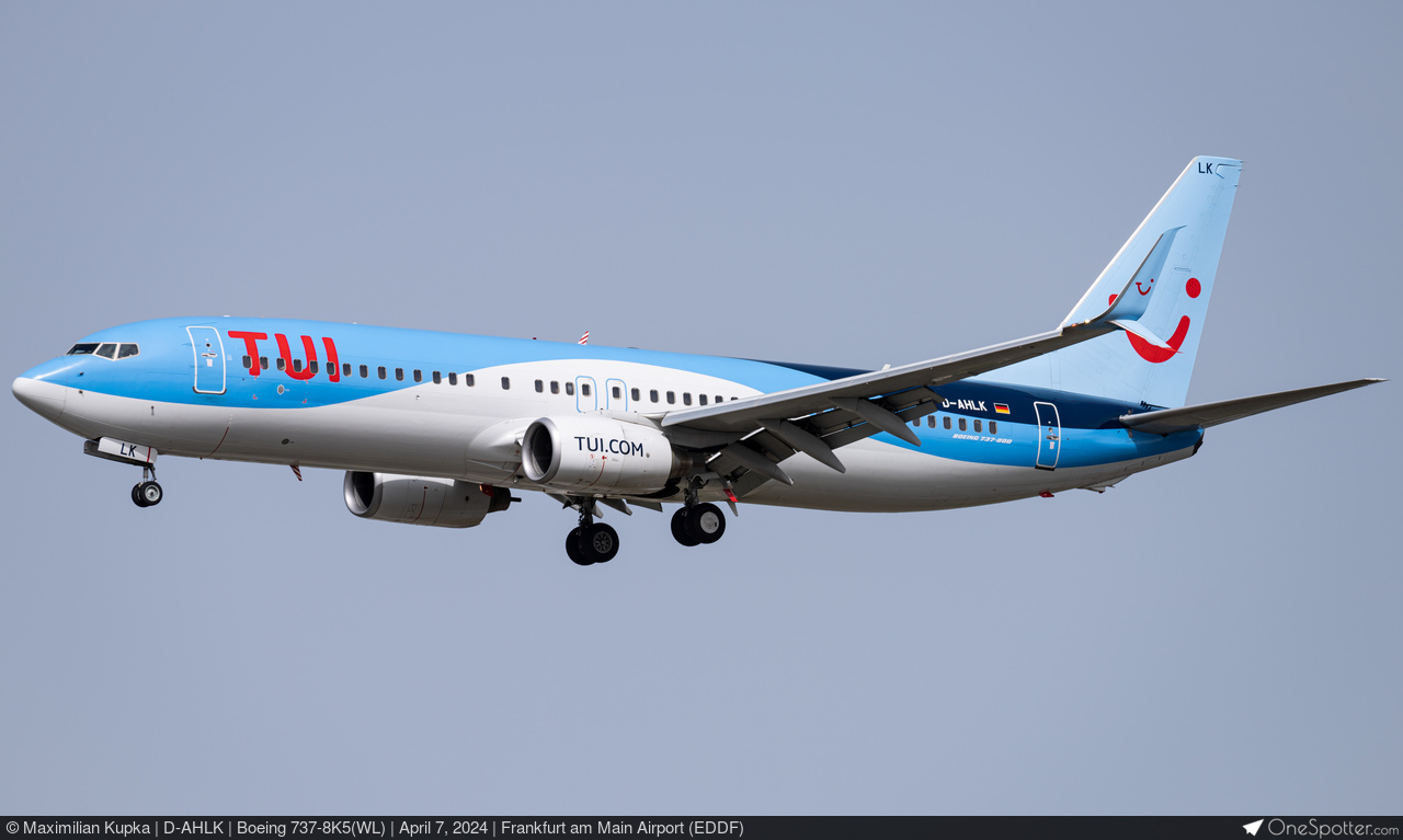 D-AHLK TUIfly Boeing 737-8K5(WL), MSN 35143 | OneSpotter.com