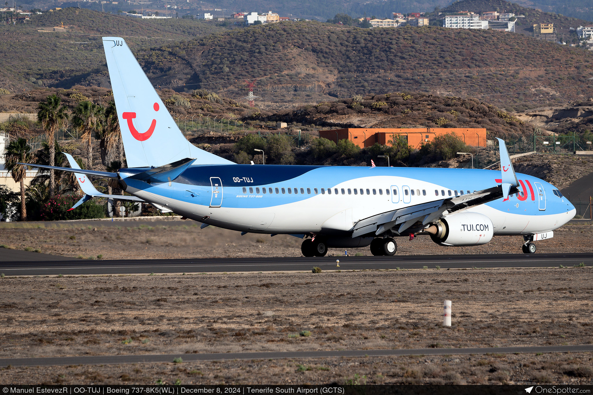 OO-TUJ - TUI fly Belgium Boeing 737-8K5(WL), MSN 39923