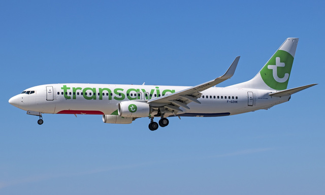 transavia Boeing 737 1/100モデル F-GZHK Transavia France Boeing 737-8K2(WL), MSN 37790