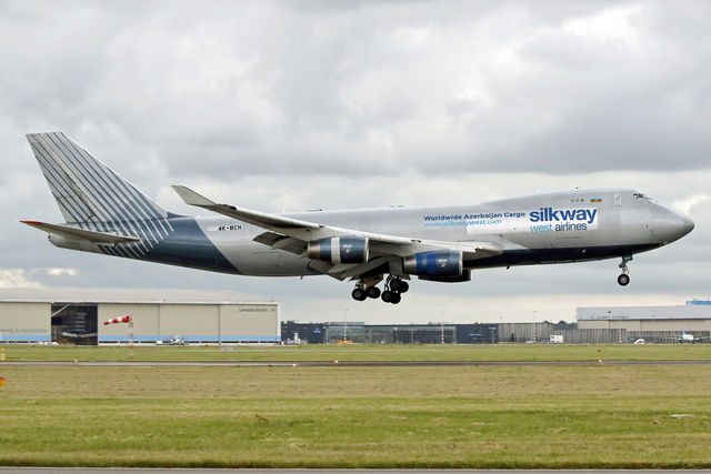4K-BCH Silk Way West Airlines Boeing 747-467F, MSN 30804