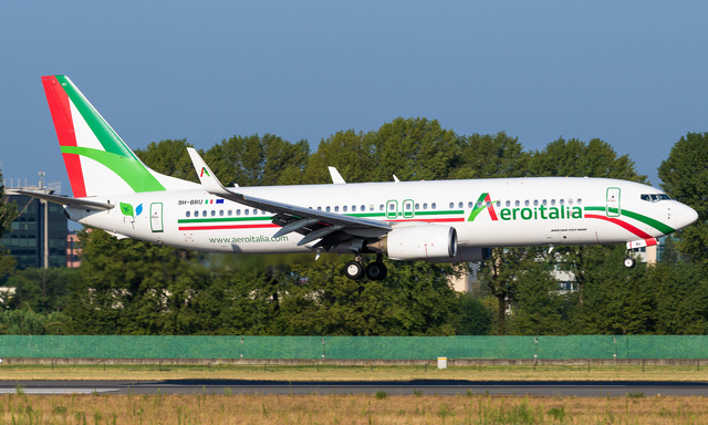 9H-BRU - Aeroitalia Boeing 737-8JP(WL), MSN 39419 | OneSpotter.com