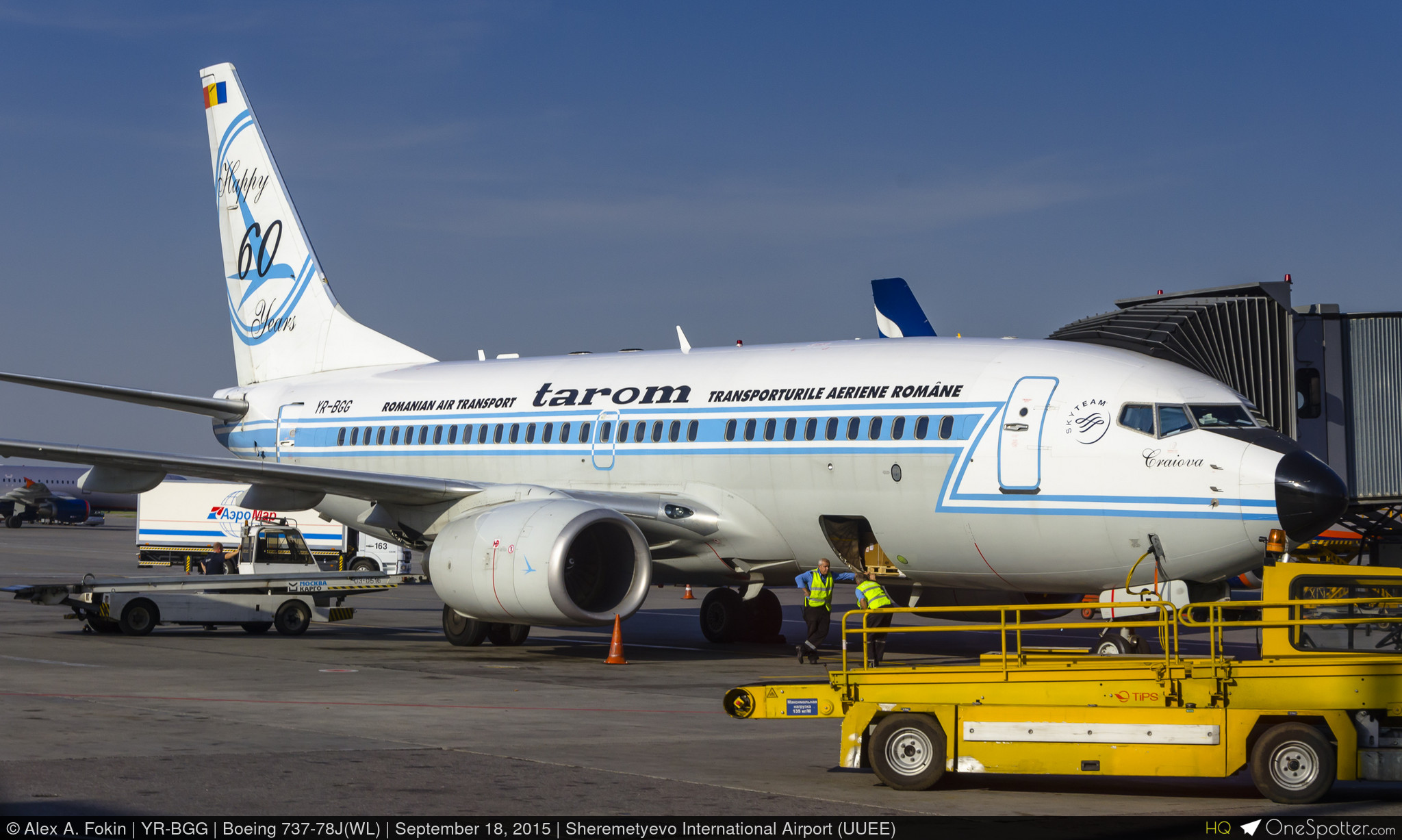YR-BGG TAROM Boeing 737-78J(WL), MSN 28442 | OneSpotter.com