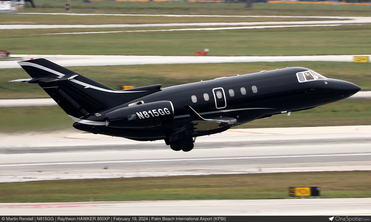N815GG - Private Raytheon HAWKER 850XP, MSN 258817 | OneSpotter.com