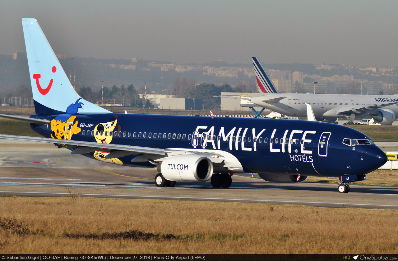 OO-JAF TUI fly Belgium Boeing 737-8K5(WL), MSN 35133 | OneSpotter.com